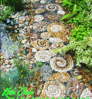 Thiết kế sân vườn bằng các loại đá trang trí